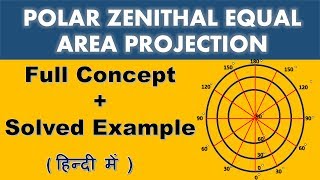 polar zenithal equal area projection [upl. by Swart953]