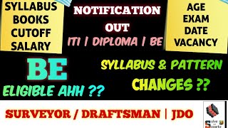 TNPSC JDO  SURVEY DRAUGHTMAN NOTIFICATION 2024  CTSE COMBINED TECHNICAL SERVICE EXAM NOTIFICATION [upl. by Oliana]