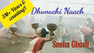 Dhunuchi Naach Dhunuchi Dance Performed by Sneha GhoshDurga PujaDhak beats  Dhaker Taal [upl. by Itsrejk346]