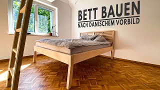 Von der Bohle zum Bett  Danish Design Massivholzbett [upl. by Kyriako]