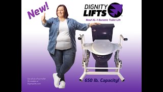 Coming Soon The XL Toilet Lift by Dignity Lifts [upl. by Jowett474]