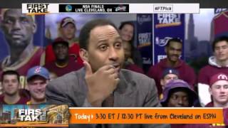 ESPN First Take Stephen Curry When Guarded By Matthew Dellavedova [upl. by Zavala]