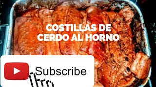 Como Hacer Costillas de Cerdo al Horno deliciosasquot👨‍🍳  comida peruana 🇵🇪 [upl. by Scribner]