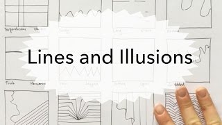 Line Practices and Line illusions  Drawing tutorial [upl. by Dorran]