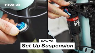 How To Set Up Mountain Bike Suspension [upl. by Euphemiah]