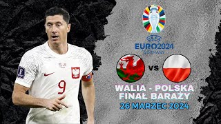 JEDZIEMY NA EURO2024 WALIA  POLSKA  TRANSMISJA NA ŻYWO [upl. by Zaragoza]