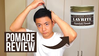 レイライト スーパーホールドポマードのレビュー  LAYRITE Super Hold Pomade REVIEW [upl. by Breana]