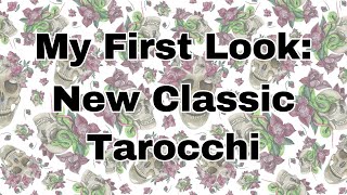 My First Look at the New Classic Tarocchi by Mr Friborg [upl. by Opportuna463]