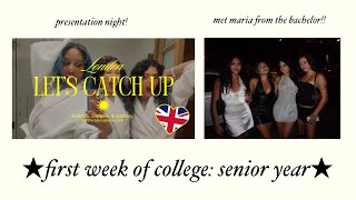 fashion school move in partying with the bachelor and presentation night  nyc week in my life [upl. by Emya]