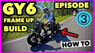 Honda Ruckus GY6 STEP BY STEP BUILD Episode 3 [upl. by Adnara]