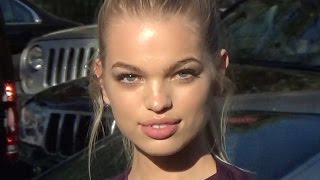 Top model Daphne GROENEVELD  Paris Fashion Week 28 september 2016 show Rochas [upl. by Anikat]