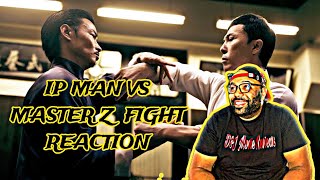 IP MAN VS MASTER Z  IP MAN 3 FIGHT SCENE REACTION [upl. by Ellehsad271]