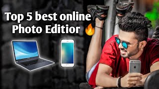 🔥5 best online photo editing websites  online image editor  free online photo editor [upl. by Naegem934]