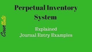 Inventory Journal Entries  Perpetual Inventory System  Explained with Examples [upl. by Adaner]