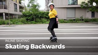 How to Skate Backwards  Inline Skating [upl. by Eneirda272]