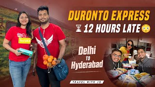 Delhi to Secunderabad Duronto Express Train Journey  Sleeper Class with Friends amp Co YouTubers [upl. by Yregram200]