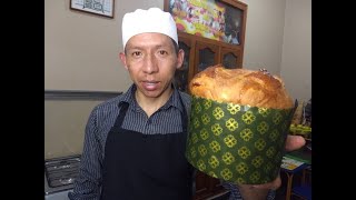 Como elaborar Pan de Pascua o Panettone Ecuador Con el toque de Luis [upl. by Drusus980]