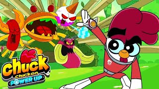 Superhero cartoons 🔥 Master of the Elements 🌪️ Chuck Chicken Power Up [upl. by Nalahs2]