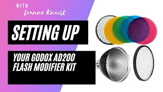 Get creative with your Godox AD200Pros Flash Modifier Kit ADS11S12 Flash GelGrid PackADS2 [upl. by Nolrak]