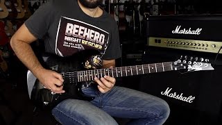 IBANEZ GRX70QA TKS  Guitar Demo [upl. by Lleinad]