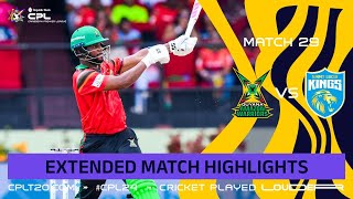 Extended Highlights  Guyana Amazon Warriors vs St Lucia Kings  CPL 2024 [upl. by Hyo]