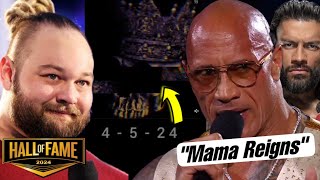 BRAY WYATT NOT GOING INTO WWE HALL OF FAME THE ROCK SAYS “MAMA REIGNS” HUGE WWE NEWS [upl. by Chernow]