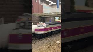 Mbta set at the Greenberg train show Wilmington MA 2024 [upl. by Burke]