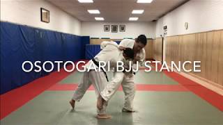 Osoto gari bjj stance [upl. by Pansy49]