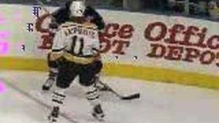 Mark Messier vs Darius Kasparaitis Hockey Fight [upl. by Etnovahs]