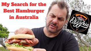 Nates Pizzeria GR Burger Review  My Search for the Best Hamburger in Australia  Harrington NSW [upl. by Tertius]