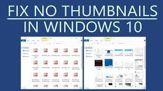 How to Fix Thumbnails Not Showing on Windows 10 [upl. by Egrog]