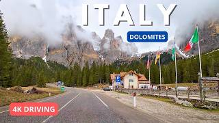 Drive Through the Dolomites Italy Discovering Passo Pordoi  May 2024 [upl. by Niamjneb]