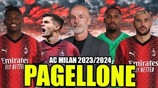 TANTI BOCCIATI  PAGELLONE AC MILAN 20232024  TotAl Fred [upl. by Ailaro]