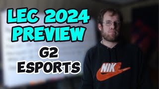 LEC 2024 Preview G2 Esports [upl. by Olnek496]