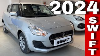 SWIFT VXI 2024  NEW MARUTI SUZUKI SWIFT VXI SECOND BASE MODEL DETAILED REVIEW [upl. by Atrim453]