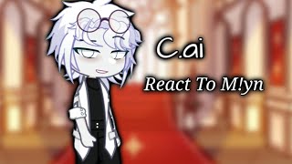 Some Cai Characters react to MYN  OG  GL2  GRINGE Characterai  Gacha reaction SHORT [upl. by Alcus]