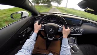 Mercedes SClass Coupe 456BHP 4Matic 2014 POV test drive GoPro [upl. by Rosalinda715]