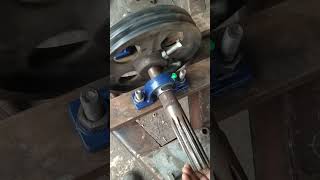 Pully connected to bearing block shorts viralvideo [upl. by Feune]