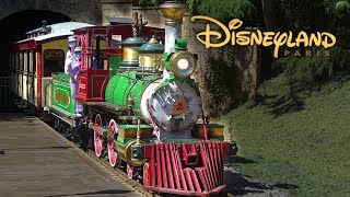 4K Disneyland Railroad 2020  Full Tour  Disneyland Paris [upl. by Bergren295]