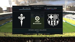 FIFA 22 Gameplay RC Celta de Vigo vs FC Barcelona [upl. by Jago745]