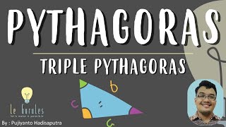 Pythagoras 3  Kebalikan Pythagoras  Tripel Pythagoras  Matematika SMP [upl. by Einhpets681]