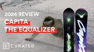 2024 CAPiTA The Equalizer Snowboard Review  Curated [upl. by Anival]