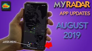 Whats NEW with MyRadar  August 2019 [upl. by Ahsinuq]