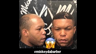 must see dope hair unit transformation by mickeydabarber [upl. by Eirroc]