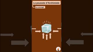 La poussée dArchimède en moins de 60 secondes [upl. by Ithnan]