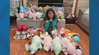 Cuddlers for Cruisers How one Girl Scouts big heart is helping kids in crisis [upl. by Gudrin974]