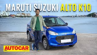 2022 Maruti Suzuki Alto K10 review  Peoples Champion  First Drive  Autocar India [upl. by Nitsirc]