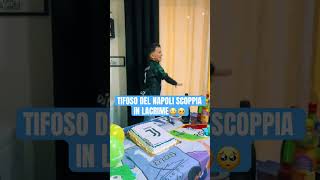 UN BAMBINO TIFOSO DEL NAPOLI SCOPPIA IN LACRIME AL SUO COMPLEANNO LO SCHERZO È IMPERDIBILE😅🥹 [upl. by Epillihp]