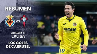 ¡Lluvia de goles en La Cerámica que favoreció al local  Resumen del Villarreal 32 Celta de Vigo [upl. by Mellicent]