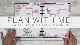 Plan With Me  Faith Planner  GORGEOUS Spread [upl. by Fredette343]